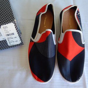 Rivieras - Red Hexagone Alambra loafers